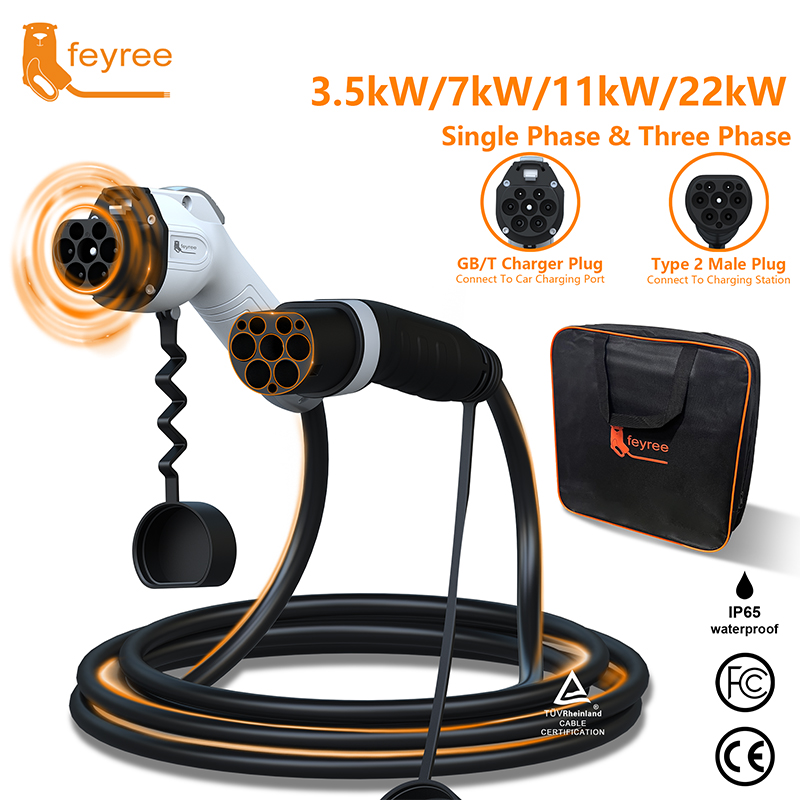 Ev Charger Type 2 22Kw 32A 3 Phase - Cabo de Carregamento EV Feyree Tipo